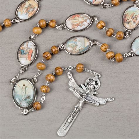 rosary with stations of the cross
